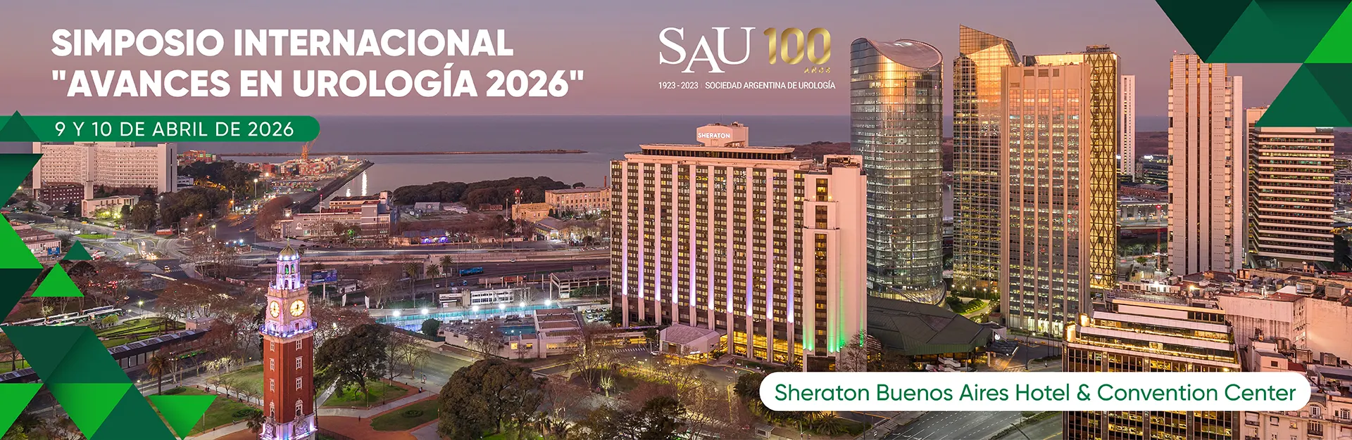 Simposio Internacional "Avances en Urología 2026". 9 y 10 de abril de 2026. Sheraton Buenos Aires Hotel & Convention Center.
